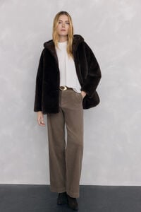 Pedro del Hierro reversible fur parka