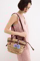 Pedro del Hierro Mini basket bag Ecru