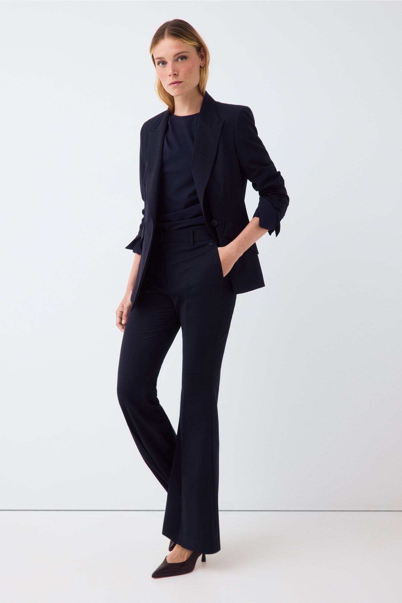Pedro del Hierro Flare trousers