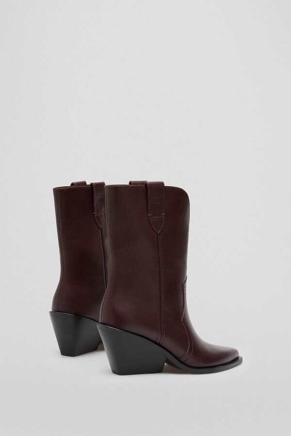 Botines Cowboy Botas Pedro Del Hierro Botas Marrones Rebajas Botas