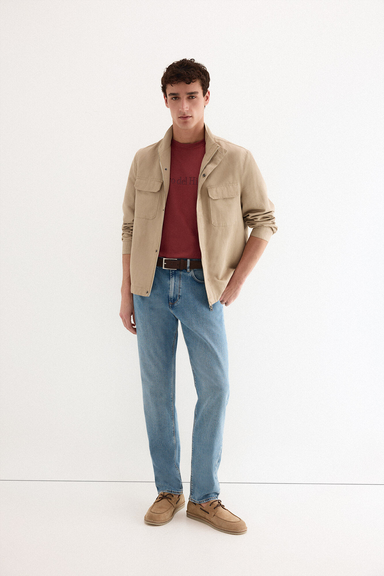 Pedro del Hierro Premium flex lightweight regular fit jeans Blue