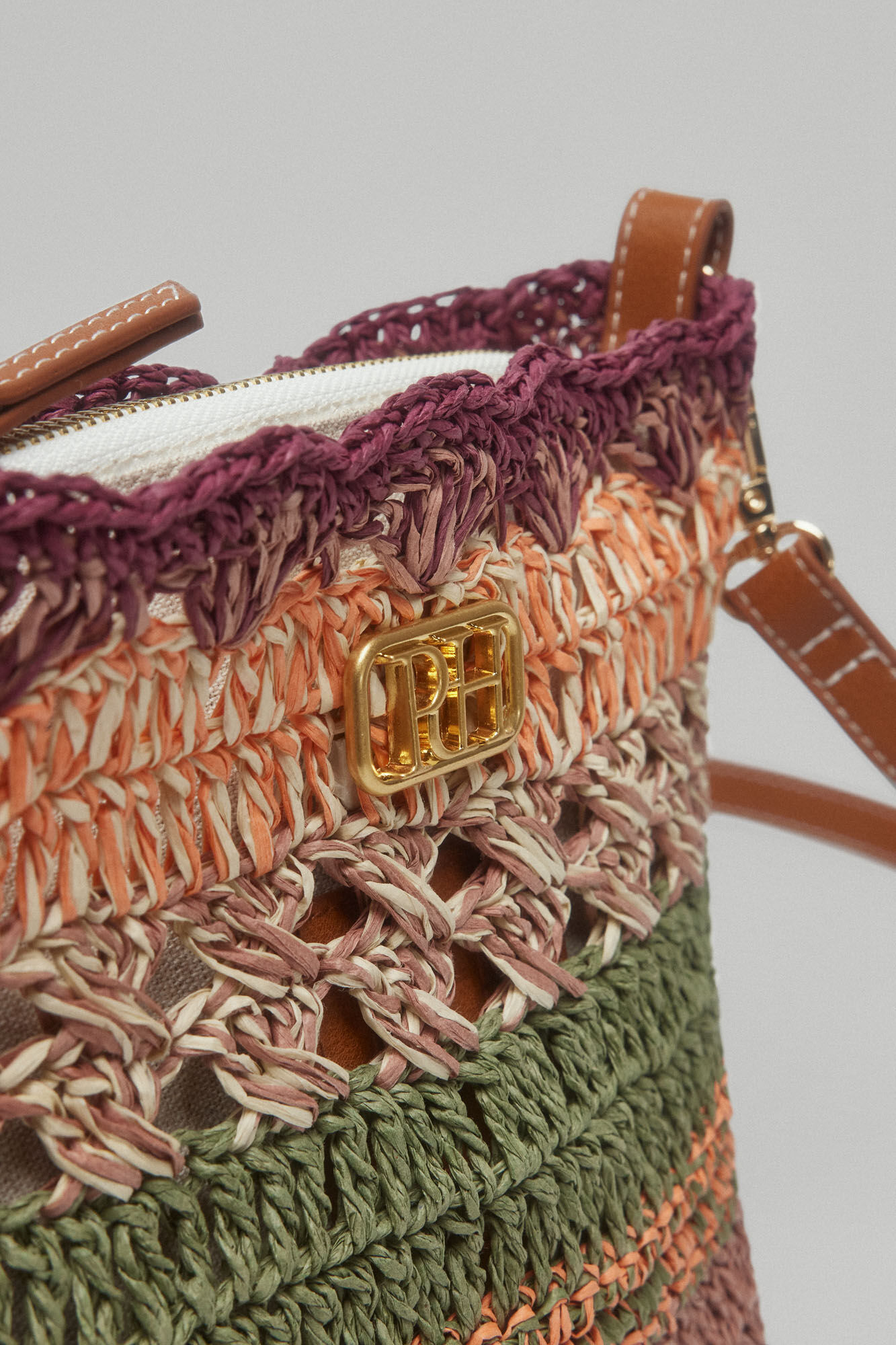 Pedro del Hierro Bolso bucket rafia Varios