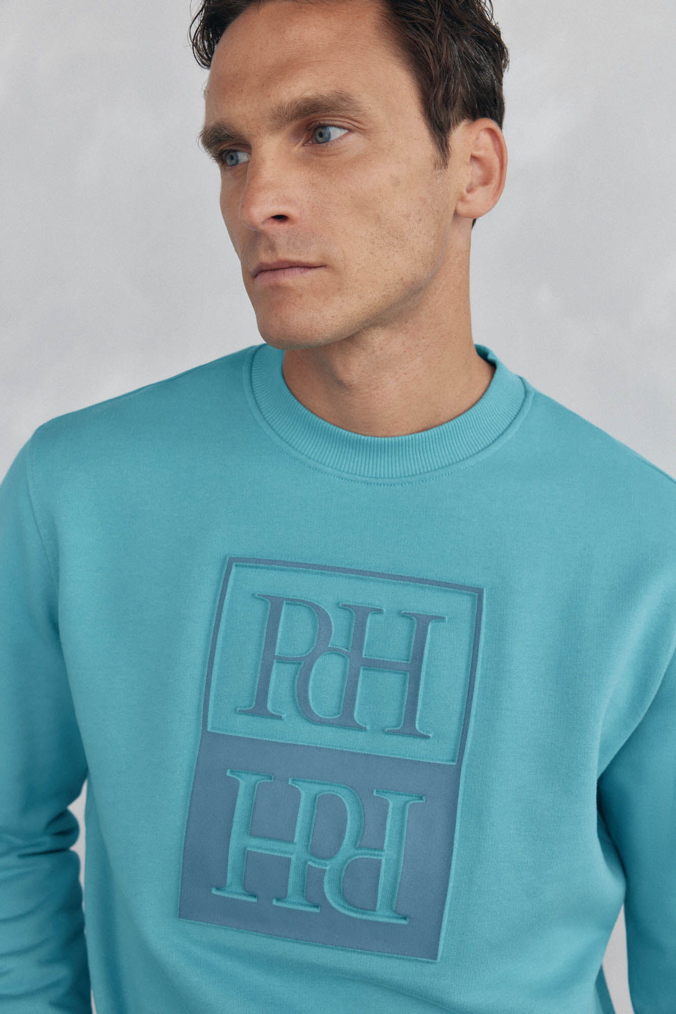 Pedro del Hierro Relief logo sweatshirt