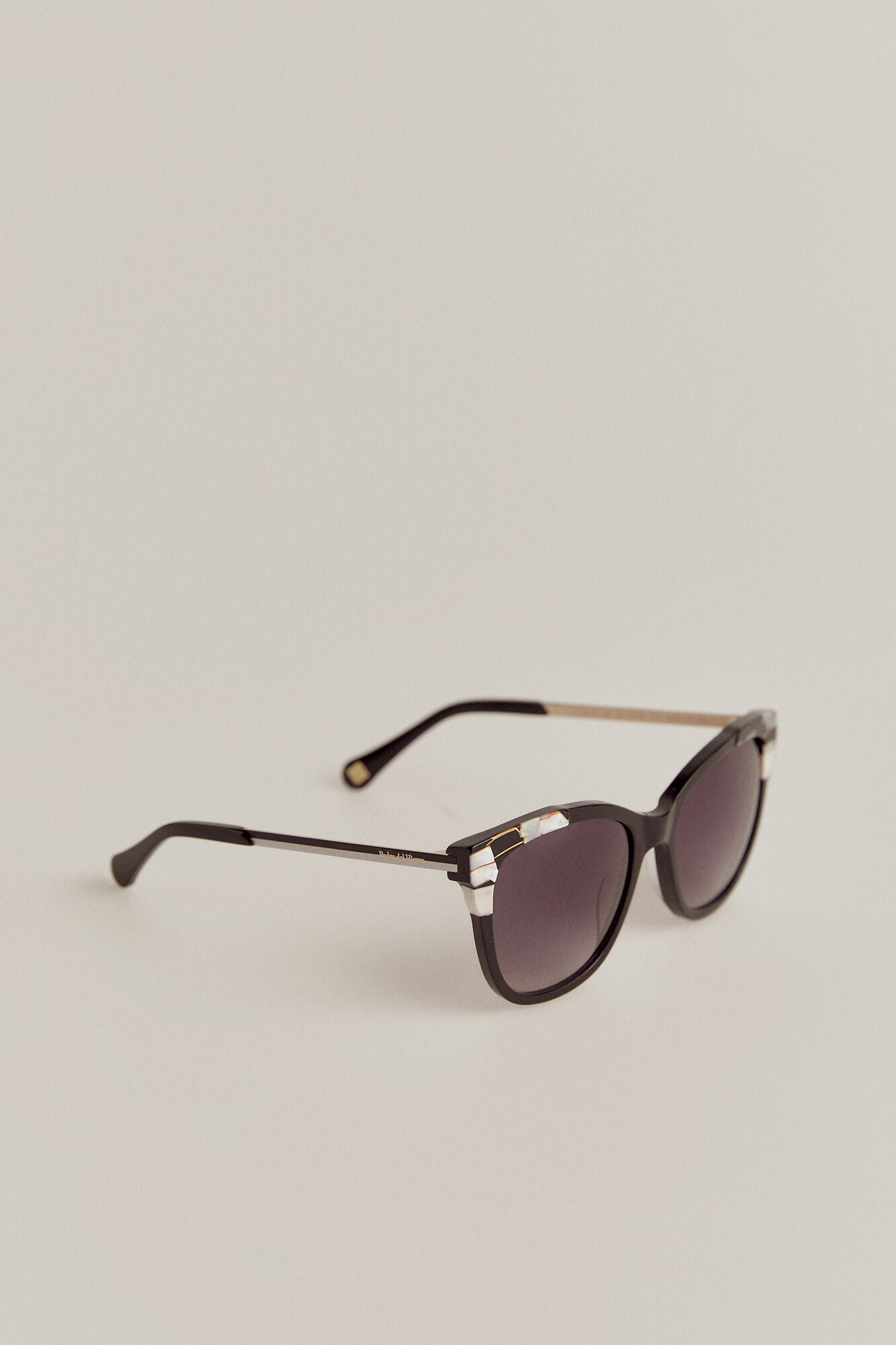 Pedro del Hierro Black and white tortoiseshell sunglasses Black