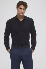 Pedro del Hierro camisa de malha Coolmax Azul