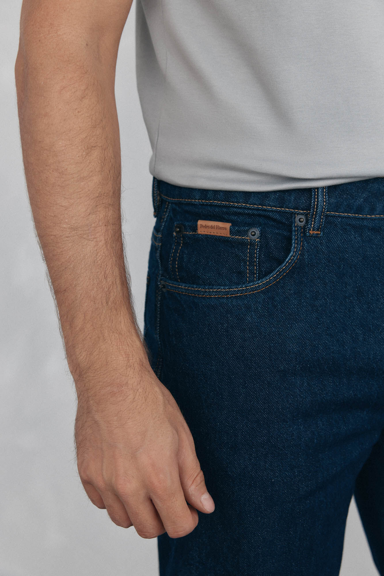 Pedro del Hierro Straight-fit jeans Blue
