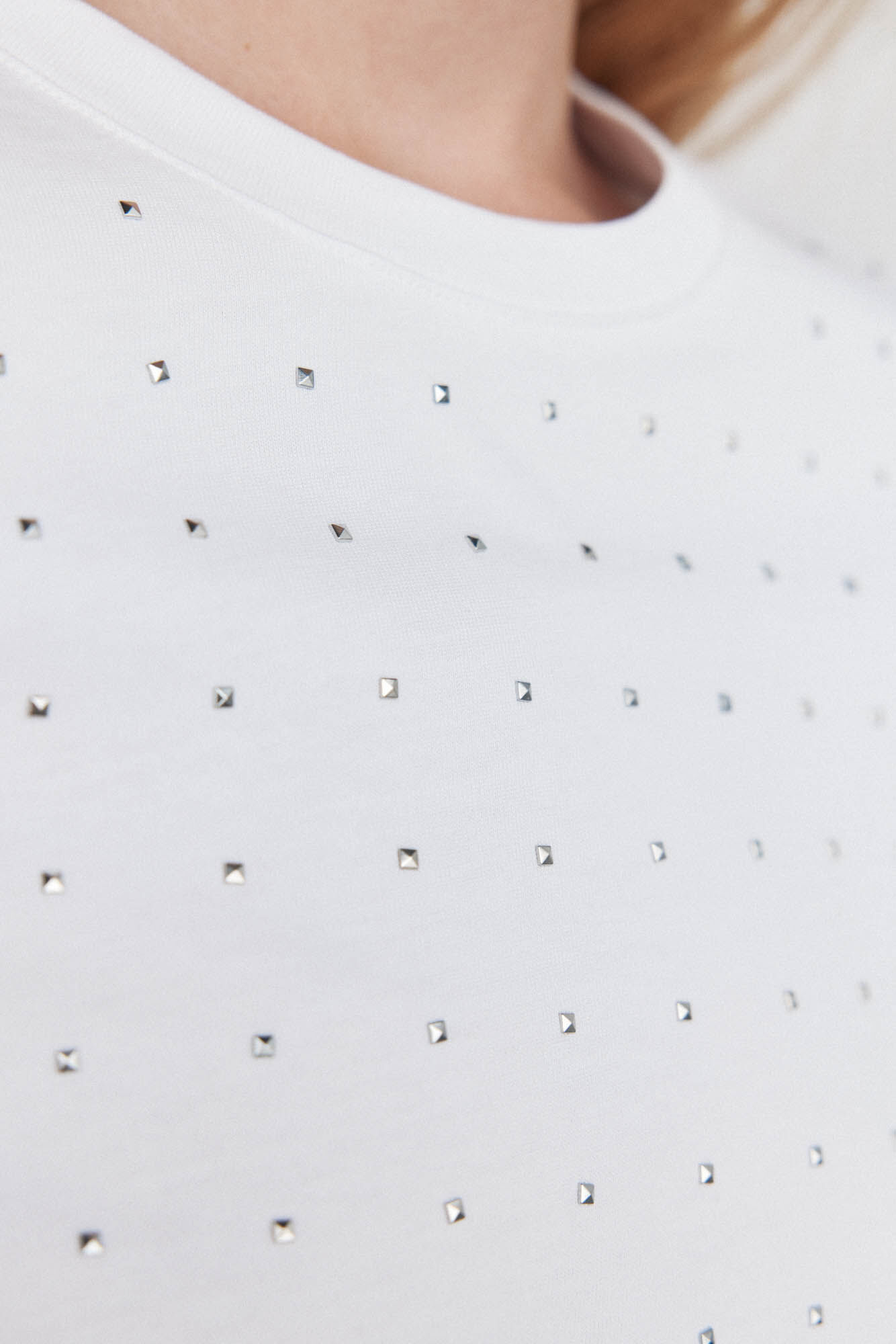 Pedro del Hierro Mini studded t-shirt White