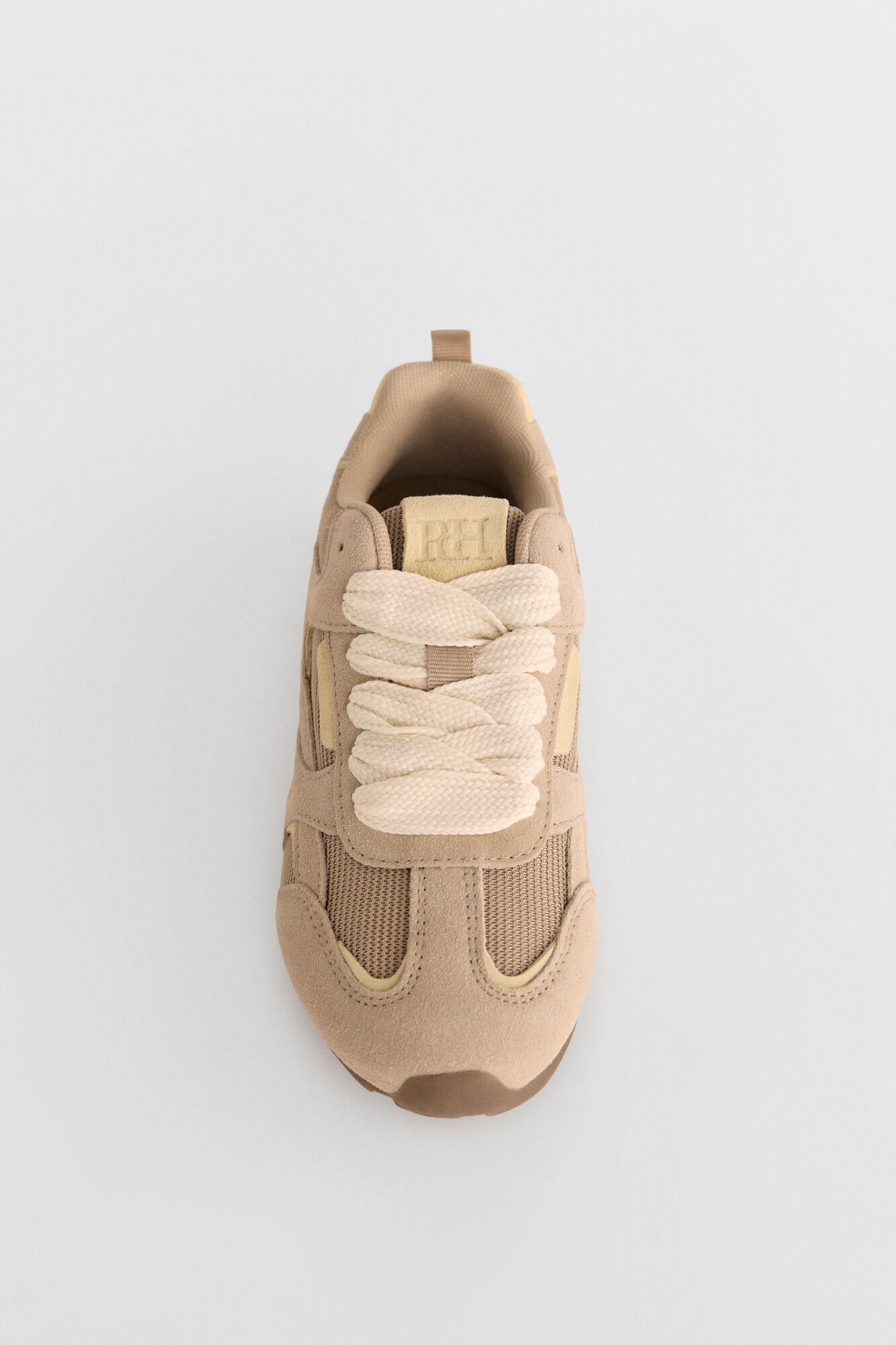 Pedro del Hierro Two-tone sneaker Beige