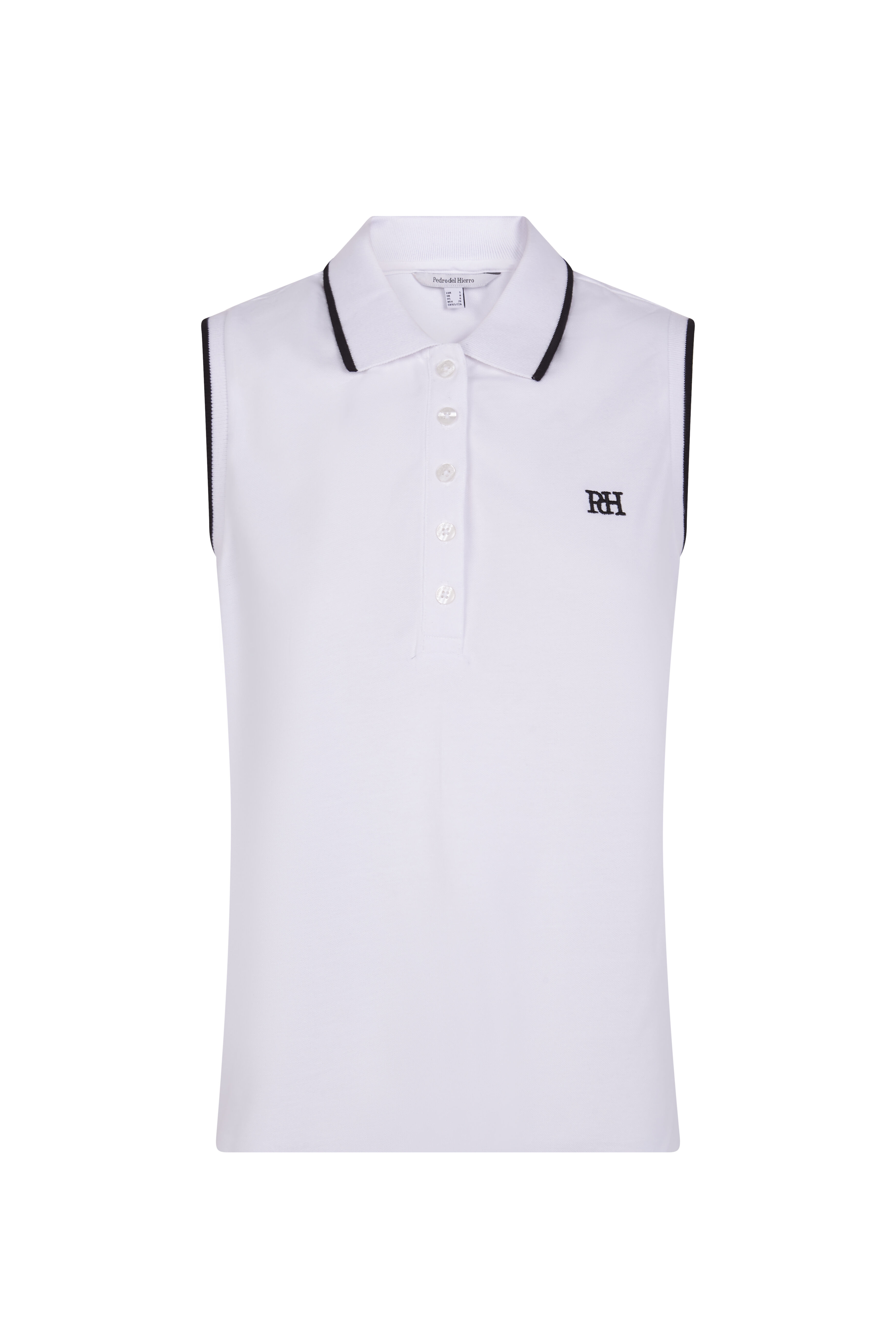 Pedro del Hierro Contrast sleeves polo White