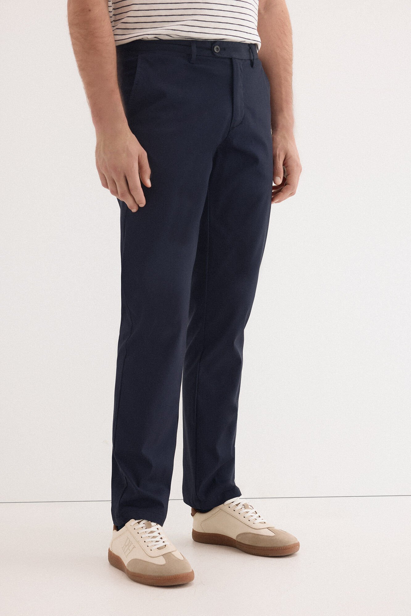 Pedro del Hierro Regular fit dobby structure trousers
