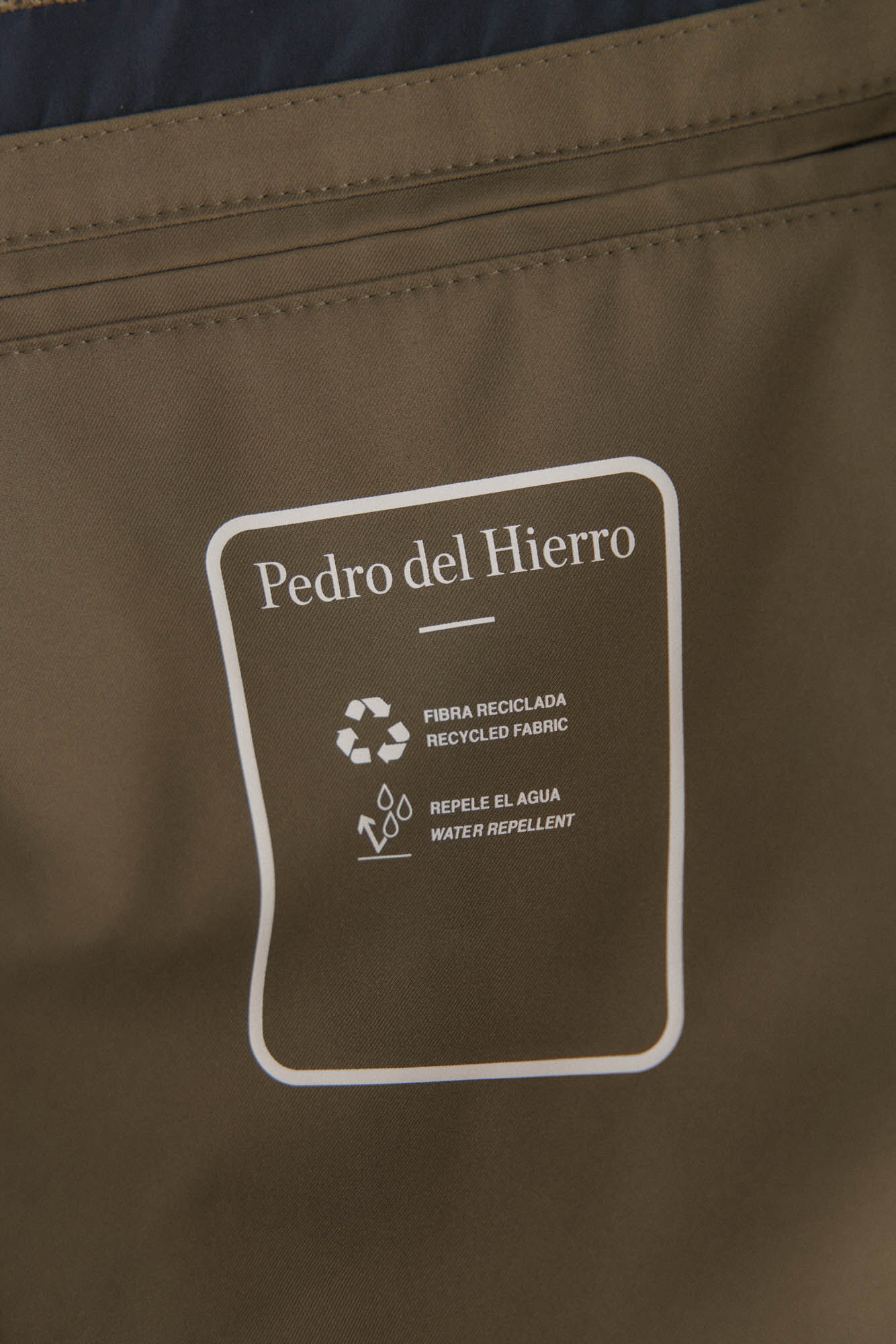 Pedro del Hierro Lightweight technical jacket Green