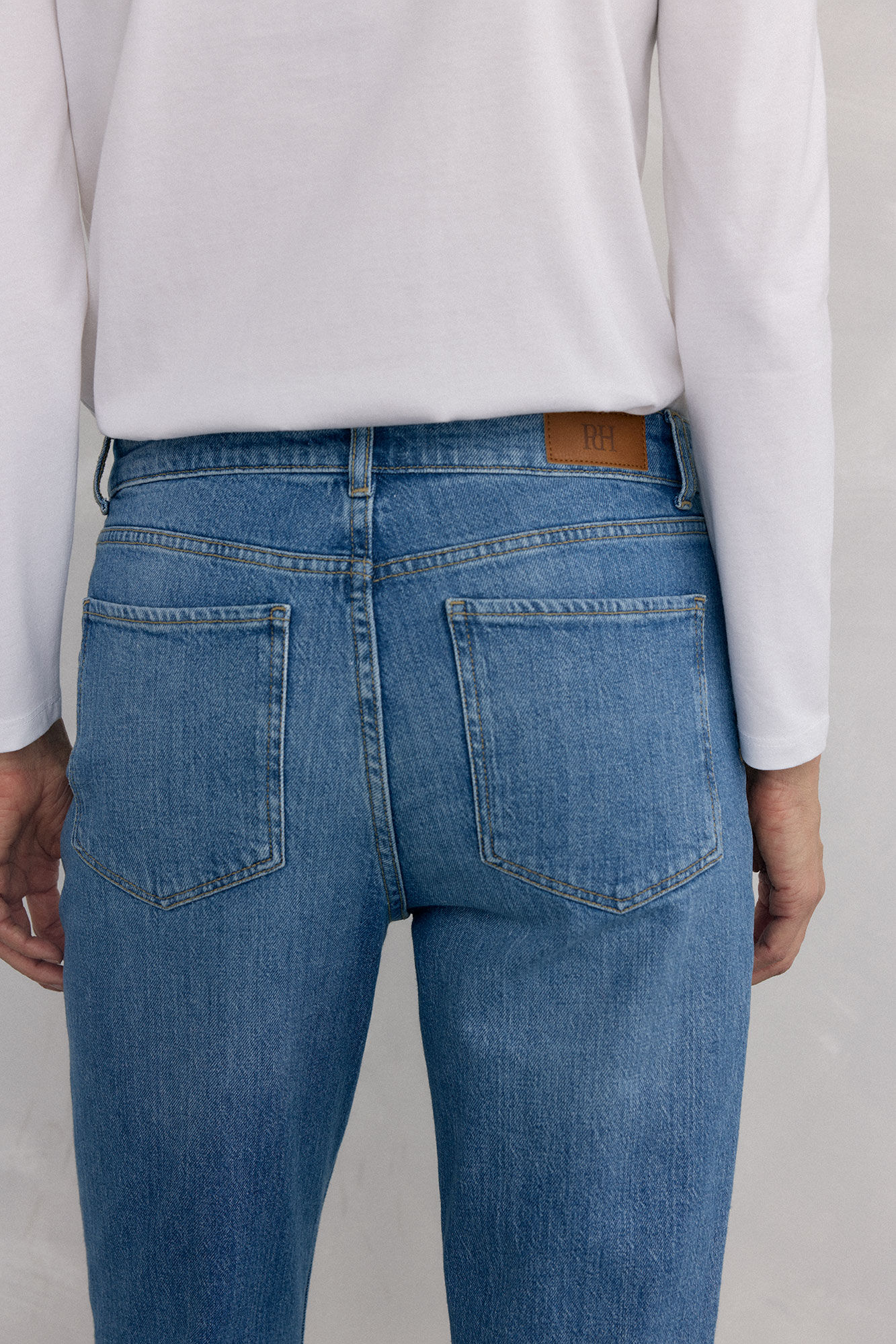 Pedro del Hierro Jeans straight basic Azul