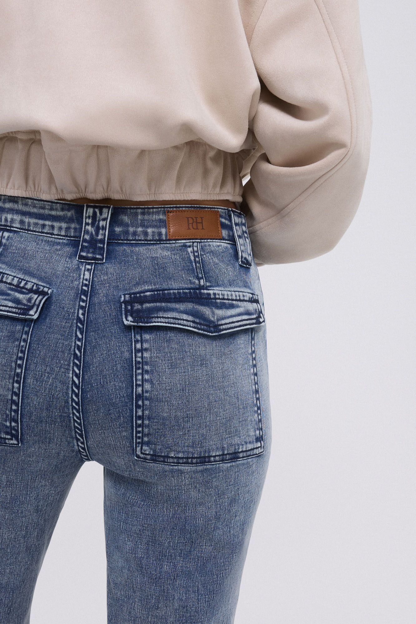 Pedro del Hierro Relaxed slim tencel&trade; lyocell jeans Blue