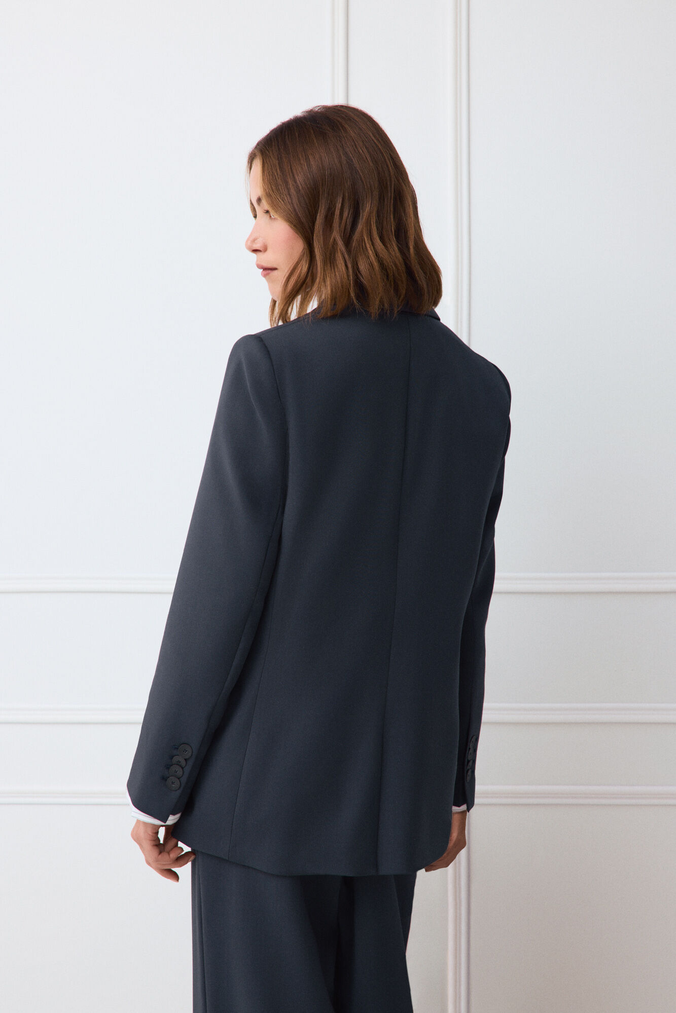 TFP by Tamara Falc&oacute; Navy blue blazer Blue