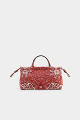 Pedro del Hierro Printed crossbody bag Beige