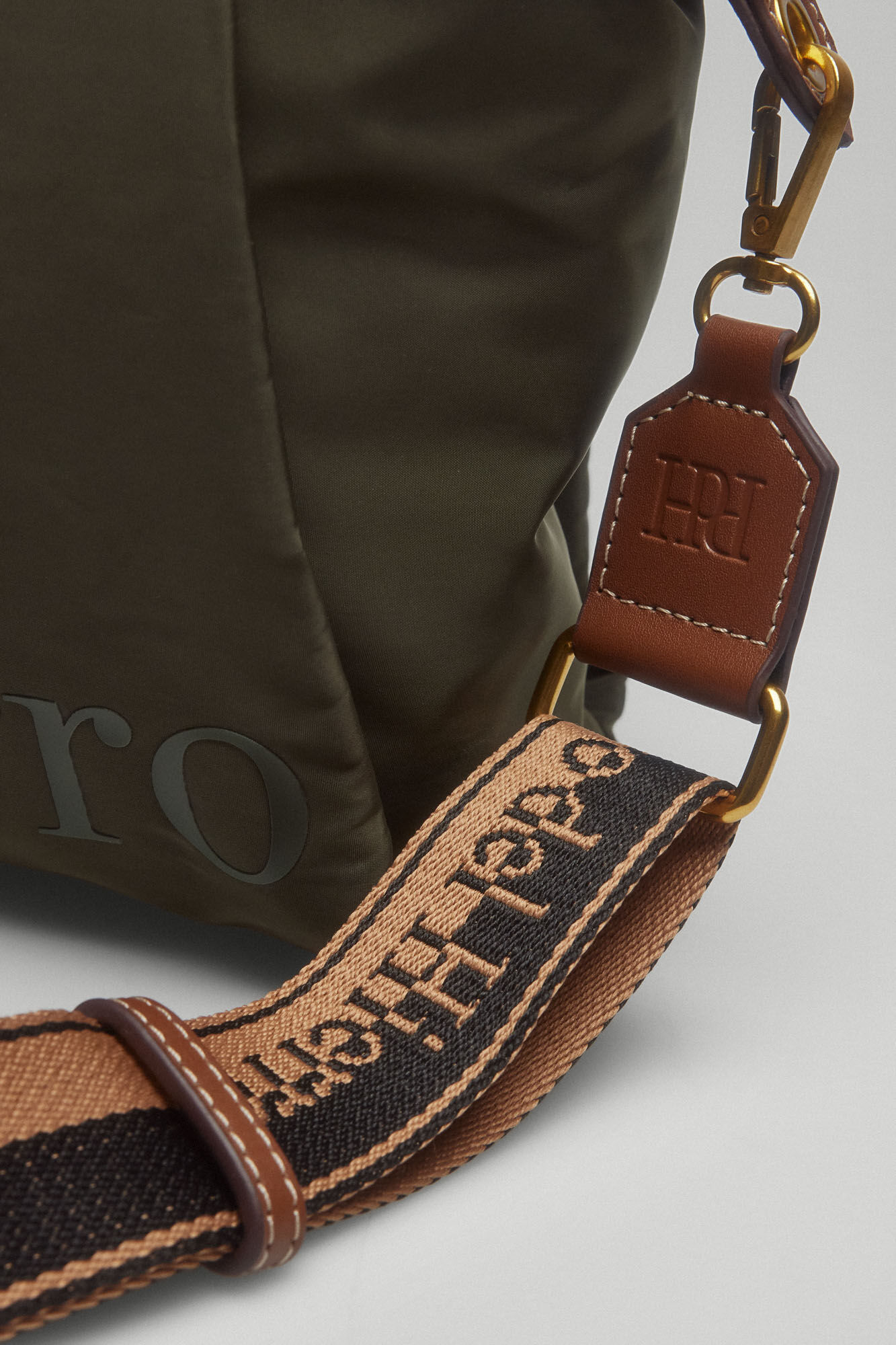 Pedro del Hierro Nylon shopper bag Green