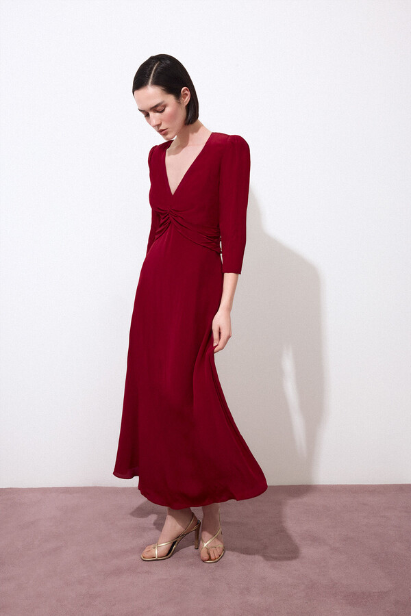 Long midi dress | Women's dresses | Pedro del Hierro Long midi dress | Women's dresses | Pedro del Hierro