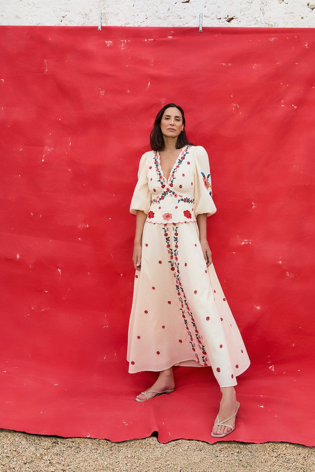 TFP by Tamara Falc&oacute; Vestido bordado