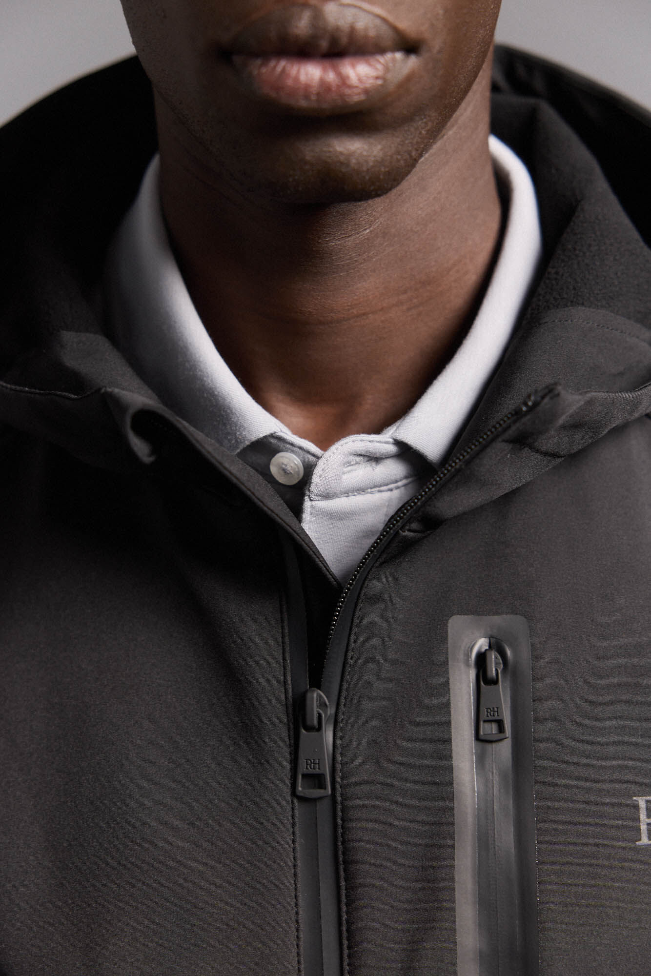 Pedro del Hierro Plain golf jacket Black