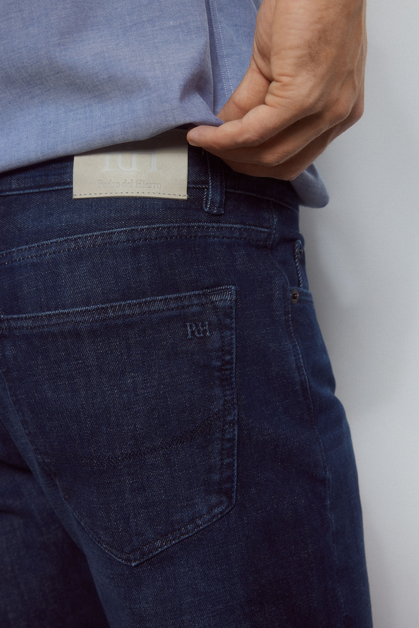 Pedro del Hierro Pantal&oacute;n vaquero premium flex slim fit Azul