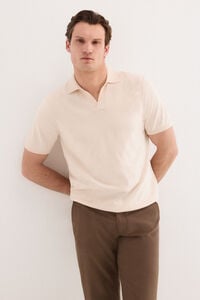 Pedro del Hierro Jersey polo premium manga corta algod&oacute;n