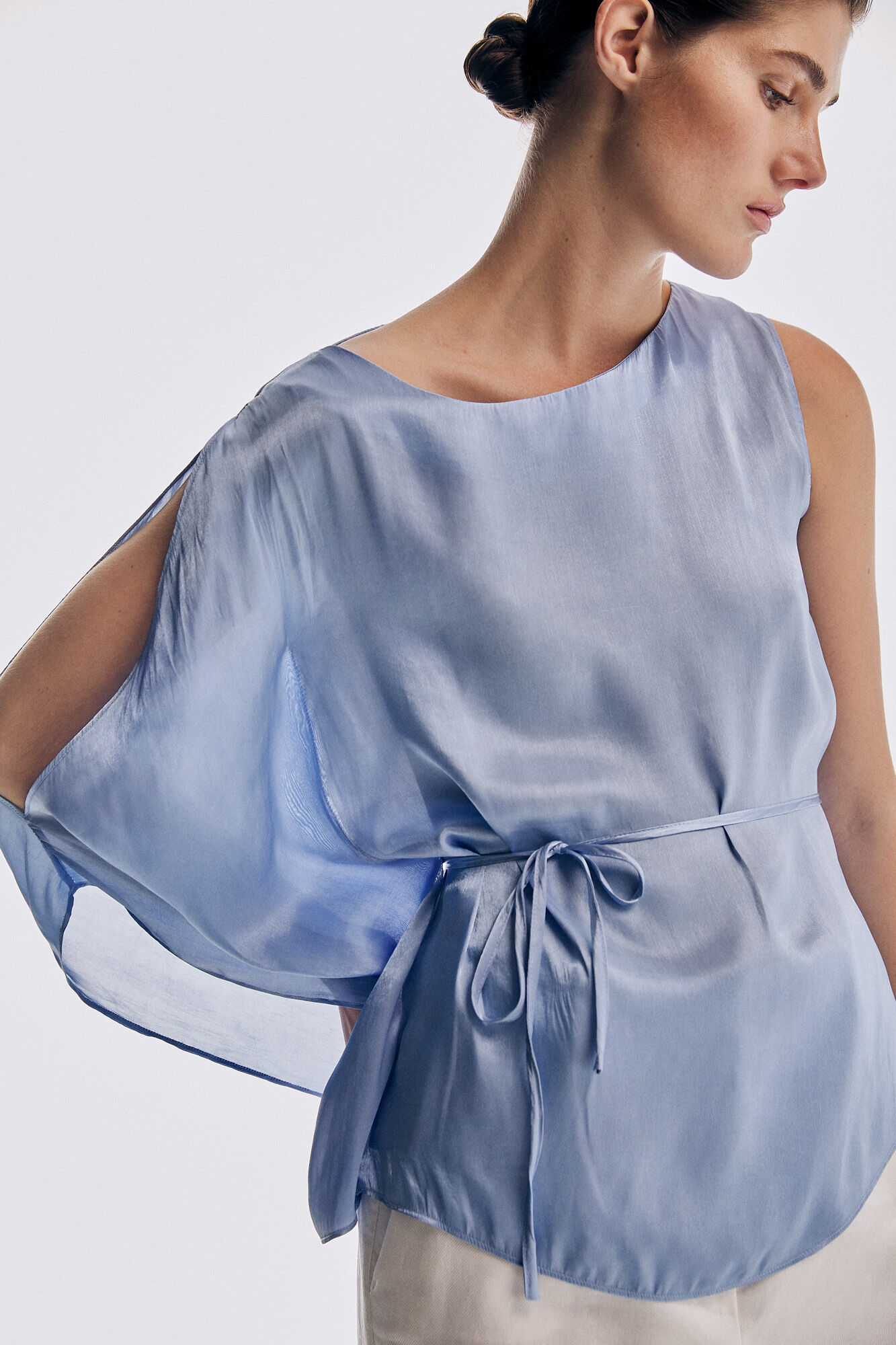 Pedro del Hierro Crew neck top Blue