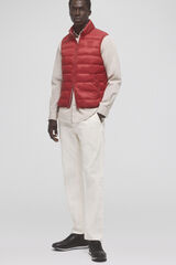 Pedro del Hierro Ultralight waterproof gilet Red