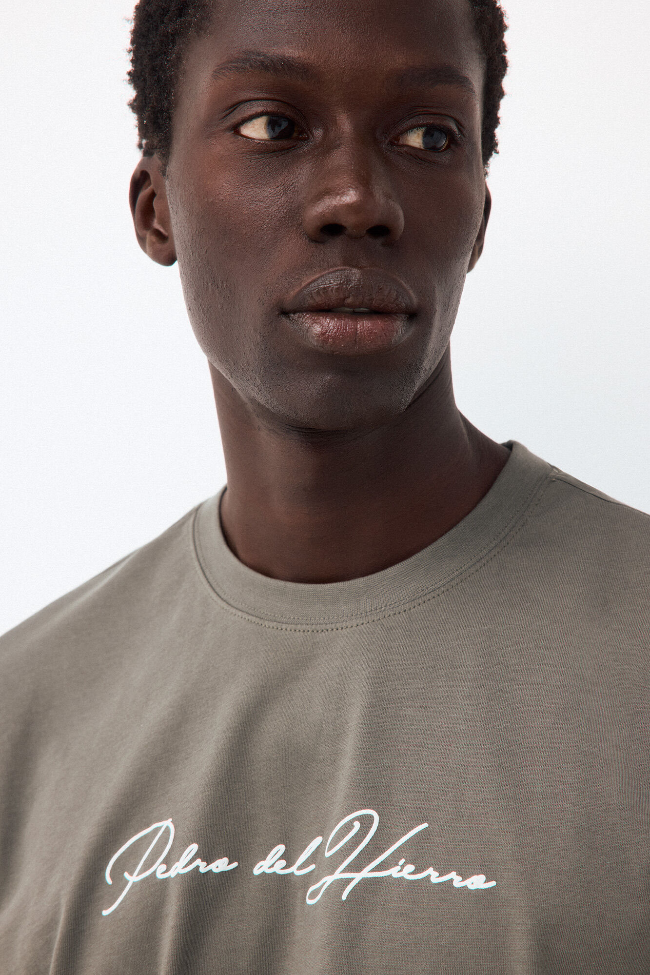 Pedro del Hierro T-shirt with logo and text