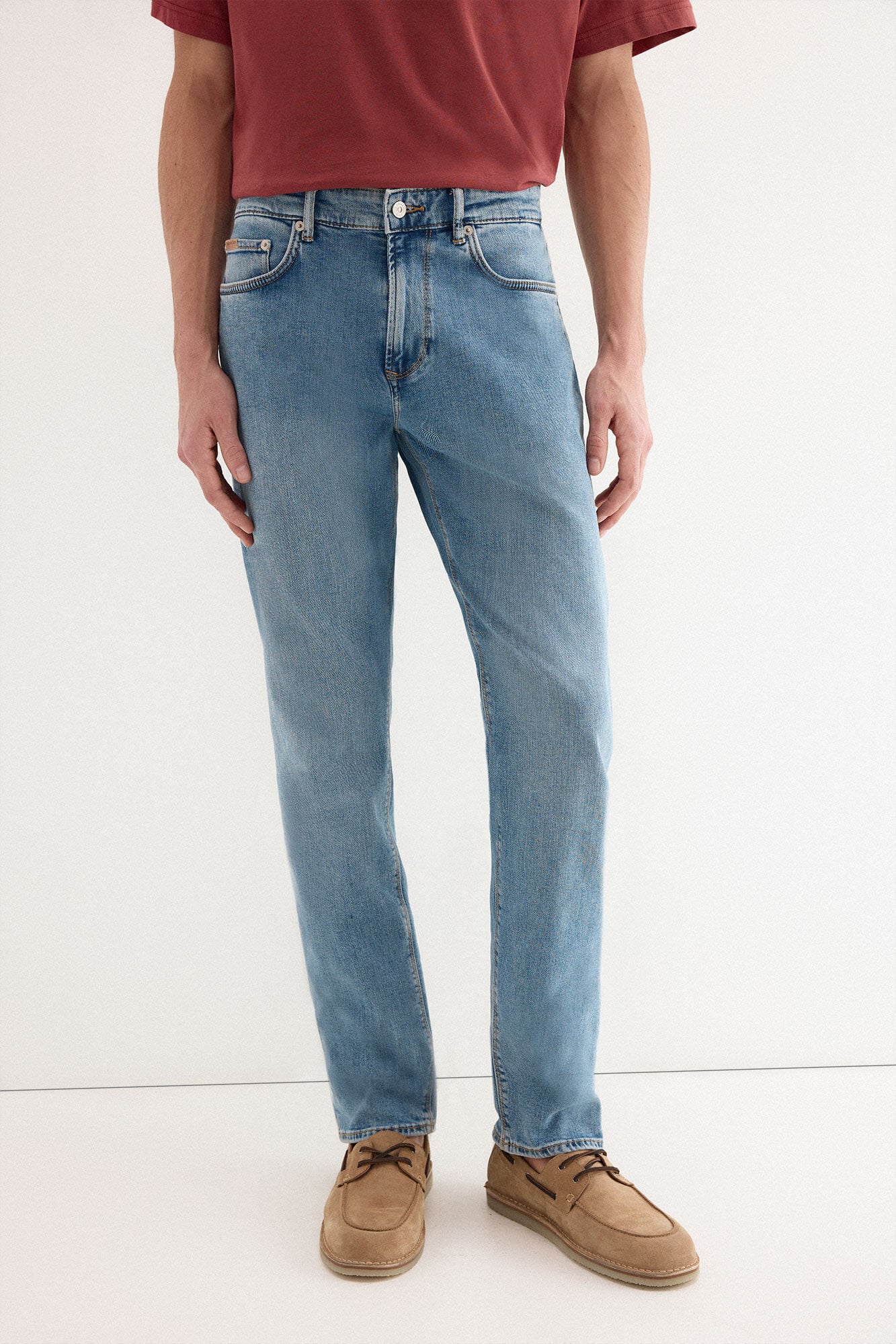 Pedro del Hierro Premium flex lightweight regular fit jeans