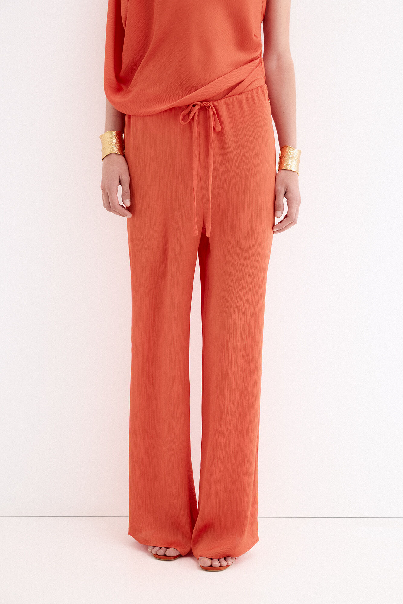 Pedro del Hierro Pantal&oacute;n recto Naranja