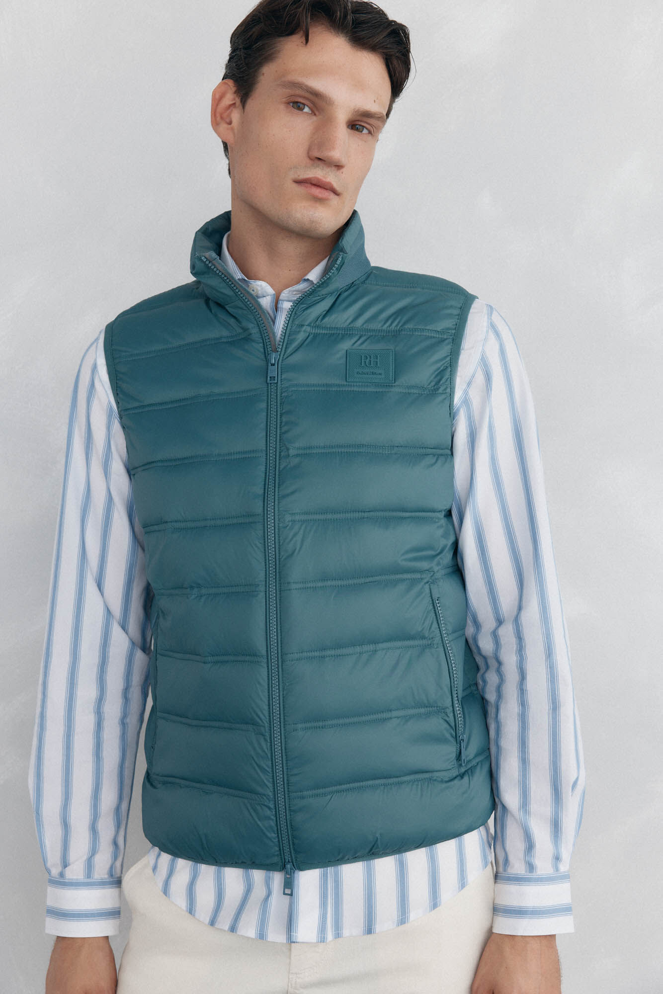 Pedro del Hierro Ultralight gilet  Turquoise