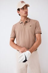 Pedro del Hierro Polo liso Golf Beige