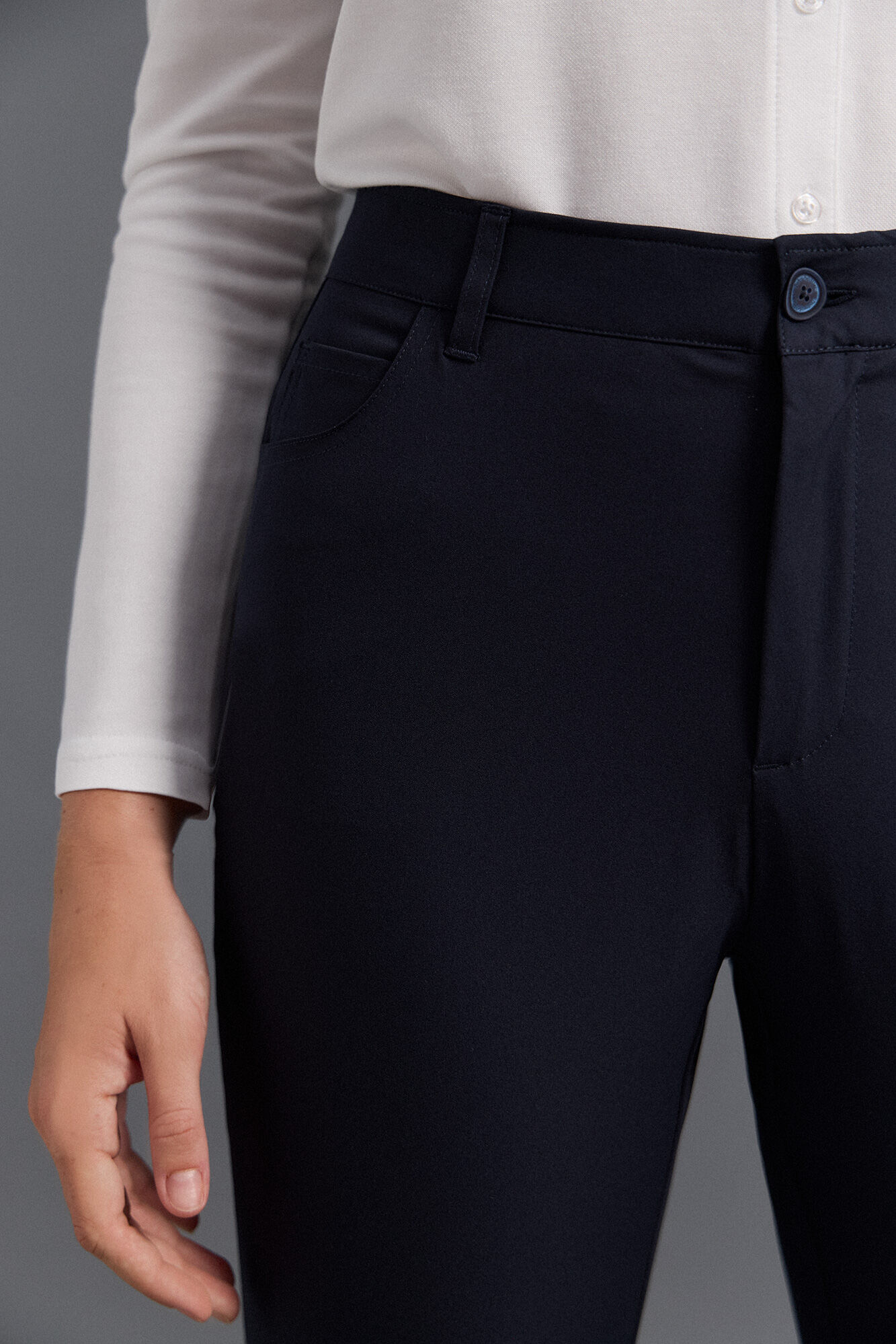 Pedro del Hierro Pantal&oacute;n cinco bolsillos t&eacute;cnico golf Azul