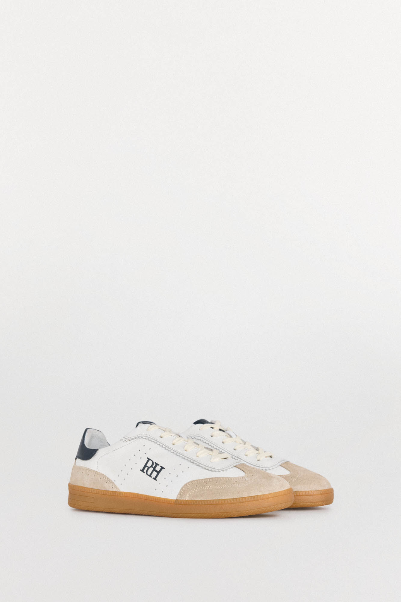 Pedro del Hierro T&ecirc;nis de pele Ecru