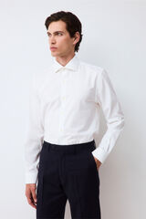 Pedro del Hierro Camisa de vestir com estrutura non iron + antimanchas Branco