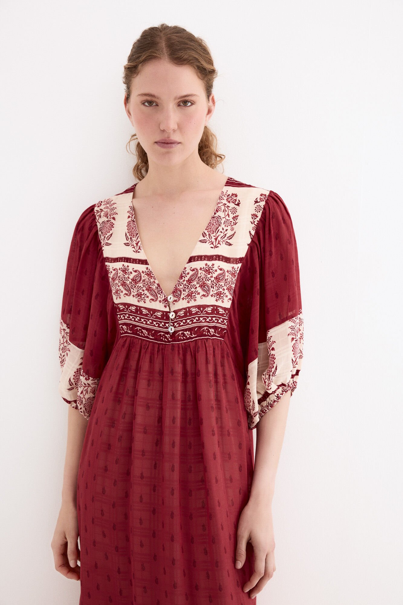 Pedro del Hierro Vestido t&uacute;nica estampado floral