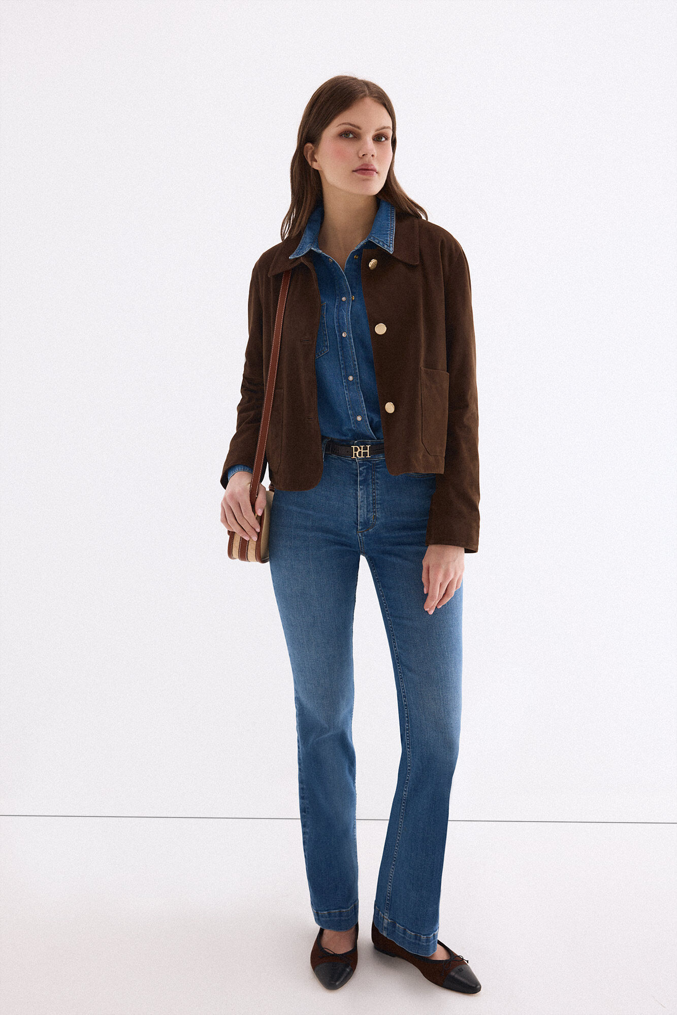 Pedro del Hierro Denim short shirt