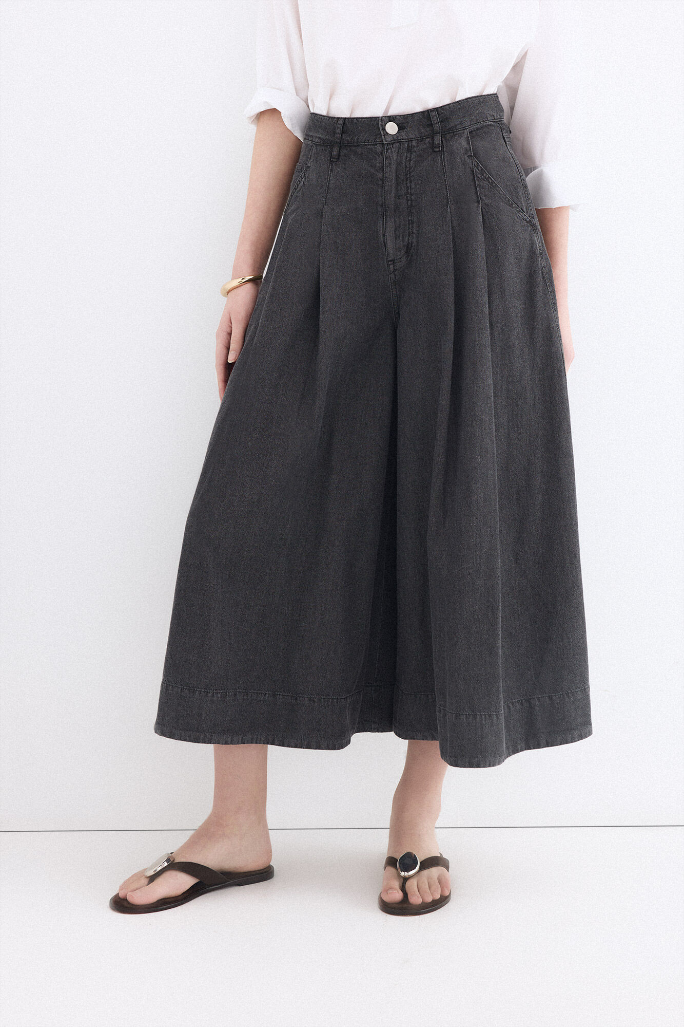 Pedro del Hierro Denim skort Grey