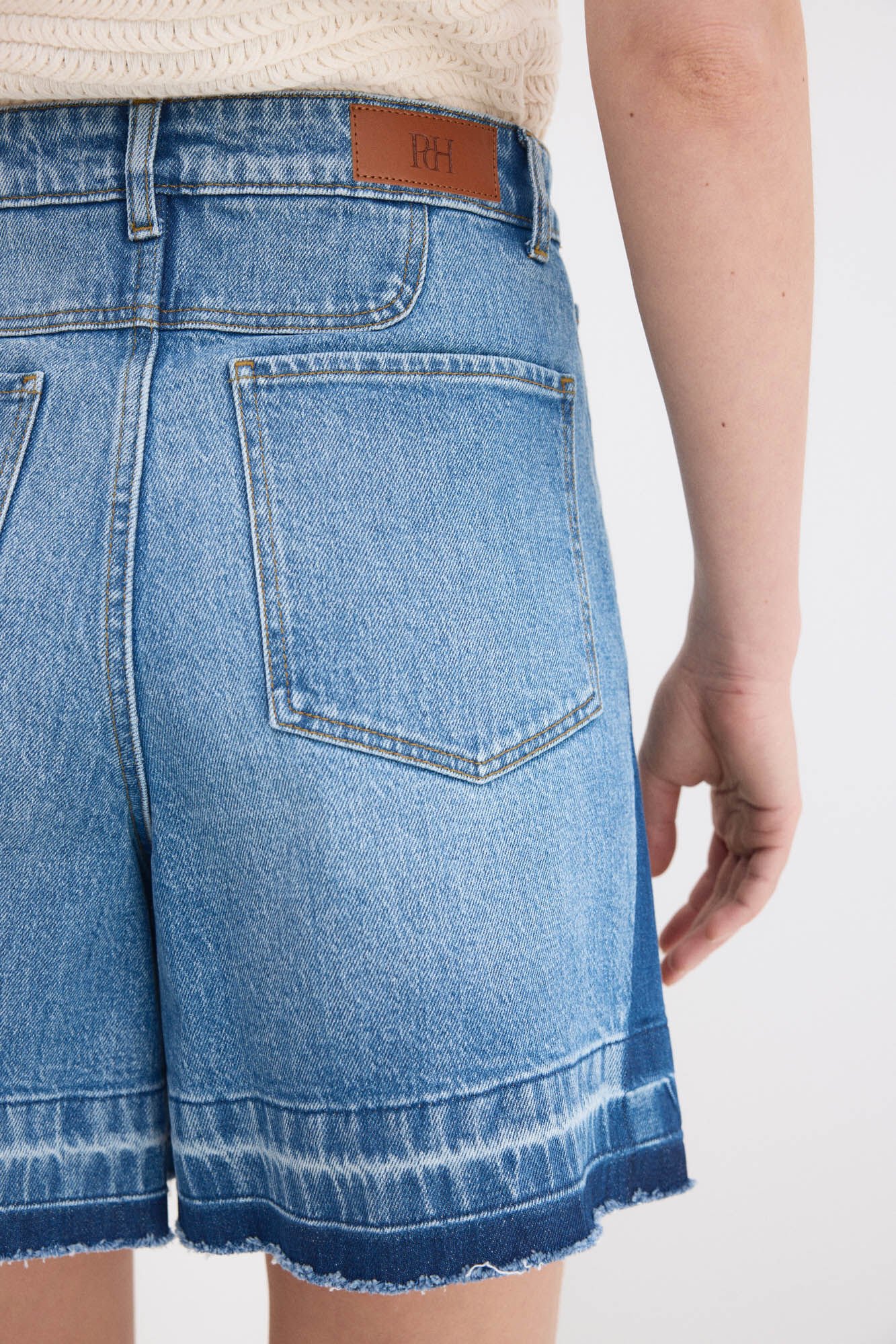 Pedro del Hierro Denim shorts Blue