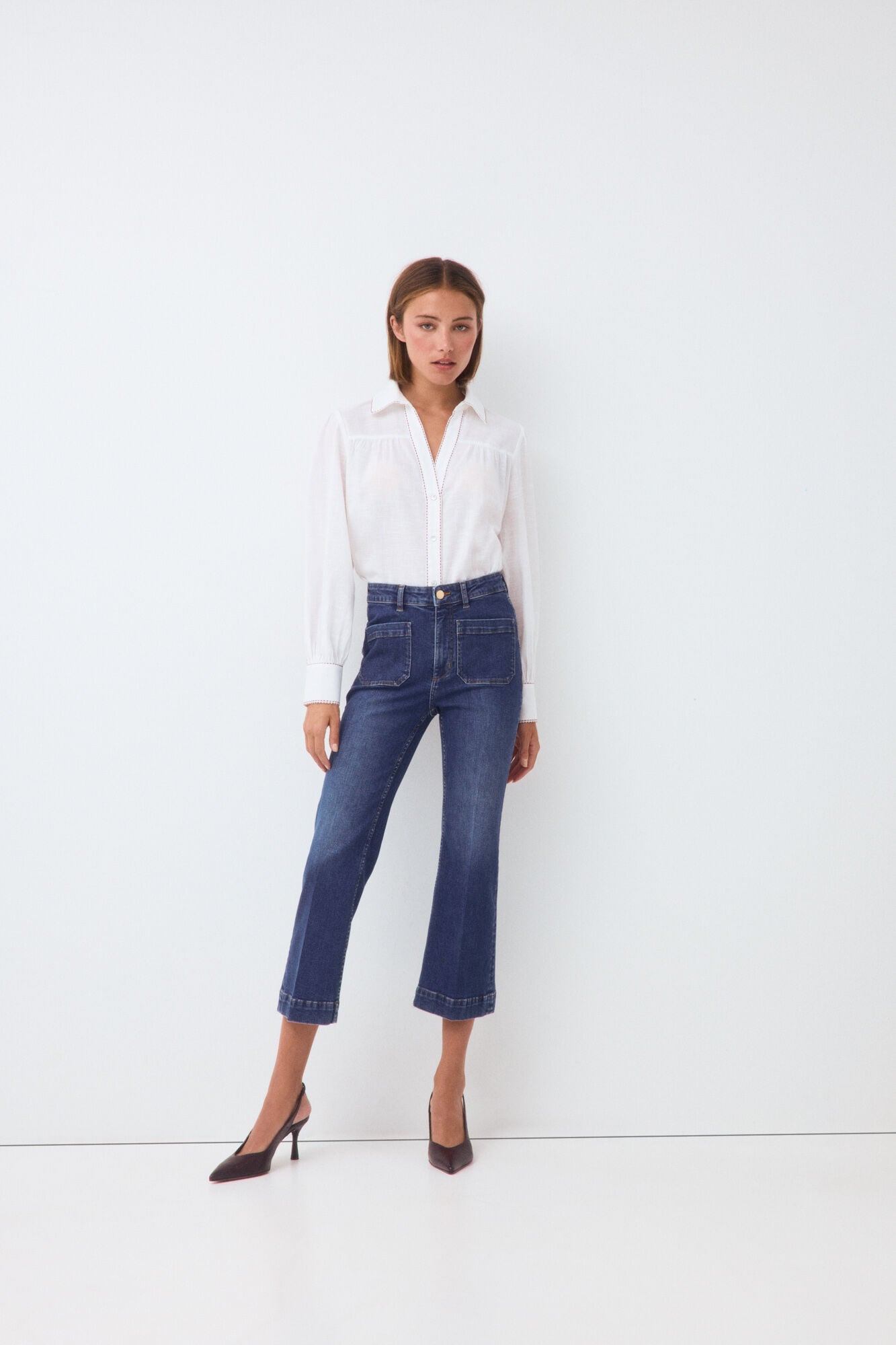 Pedro del Hierro Capri push up flare jeans