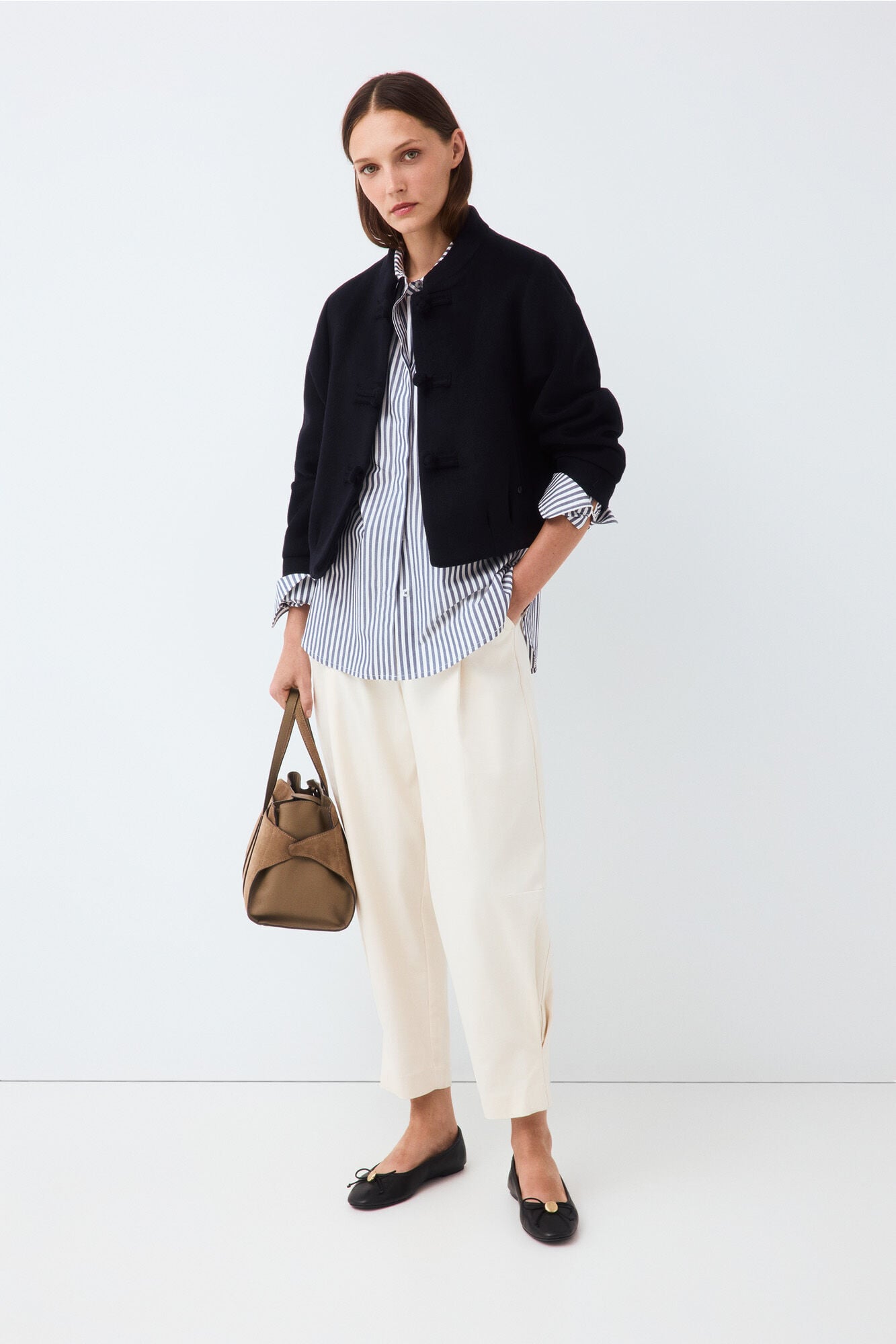 Pedro del Hierro Striped loose shirt Red