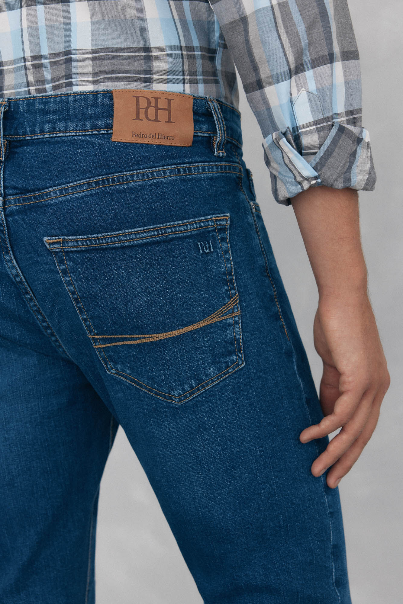 Pedro del Hierro Pantal&oacute;n vaquero premium flex slim fit Azul