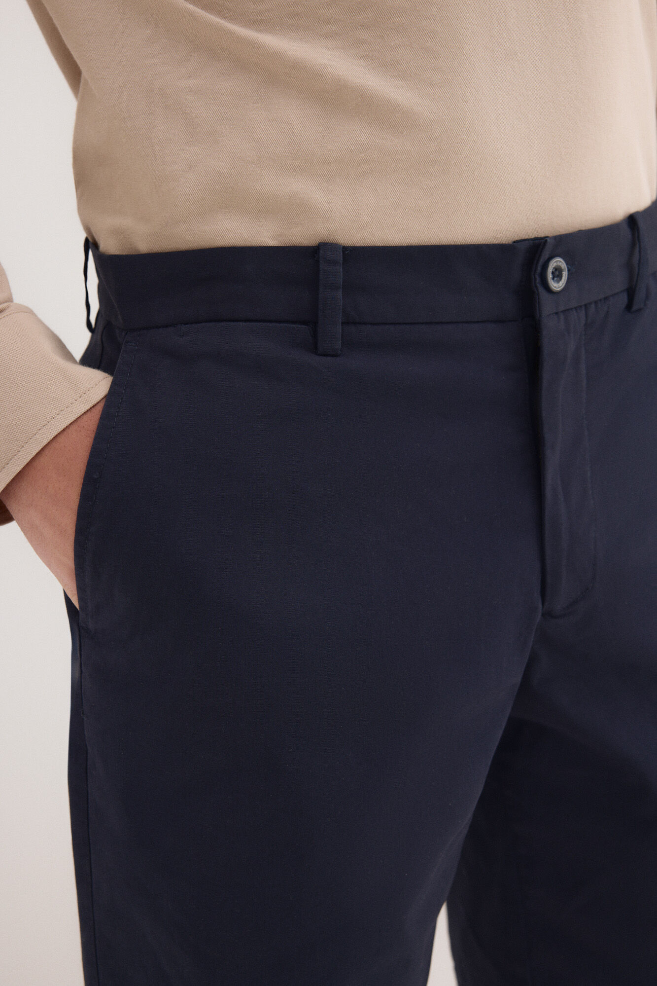 Pedro del Hierro Bermuda chino regular Azul