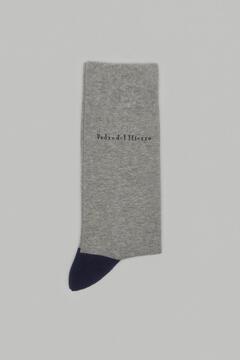 Pedro del Hierro Plain sports socks Grey