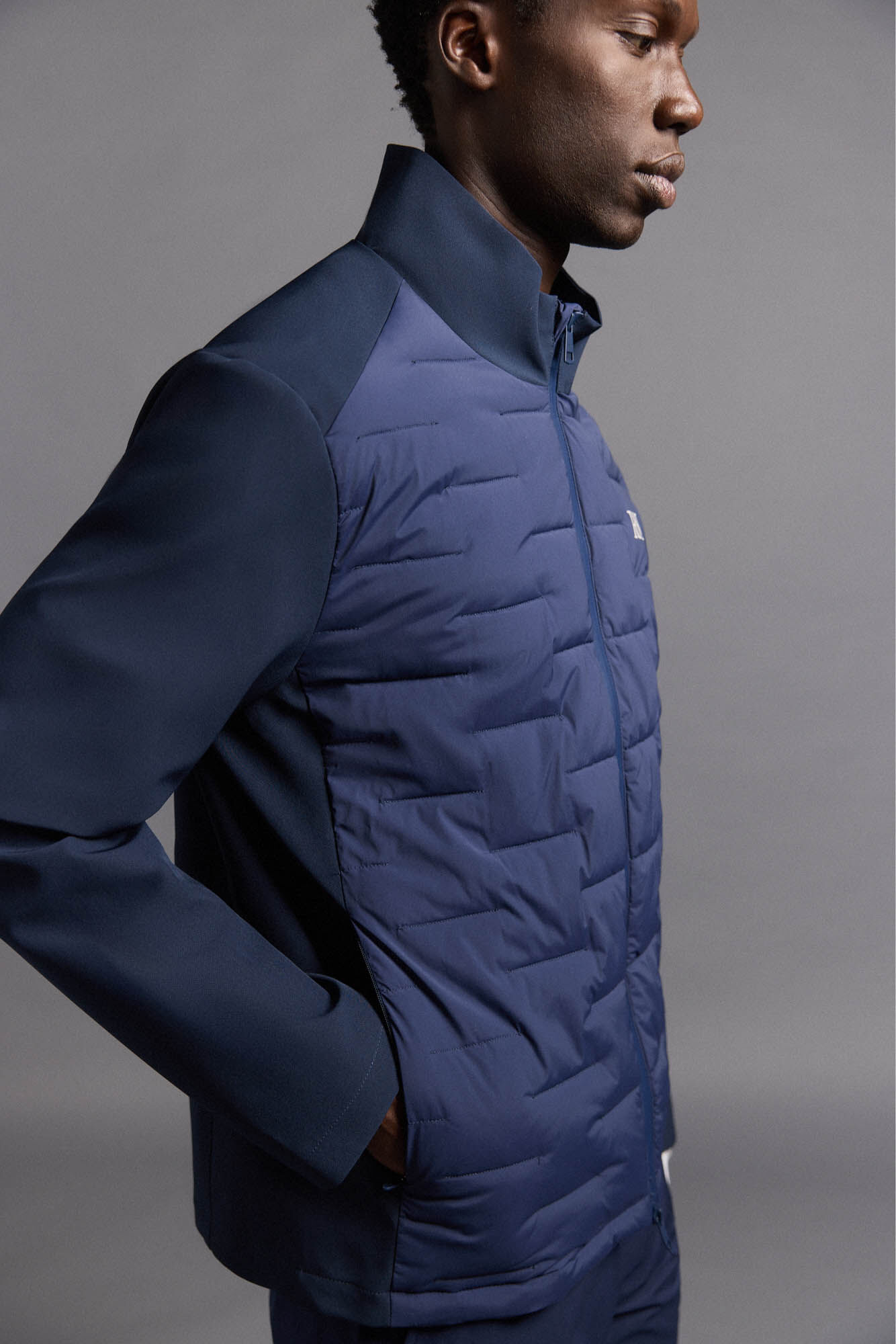 Pedro del Hierro Padded golf jacket Blue