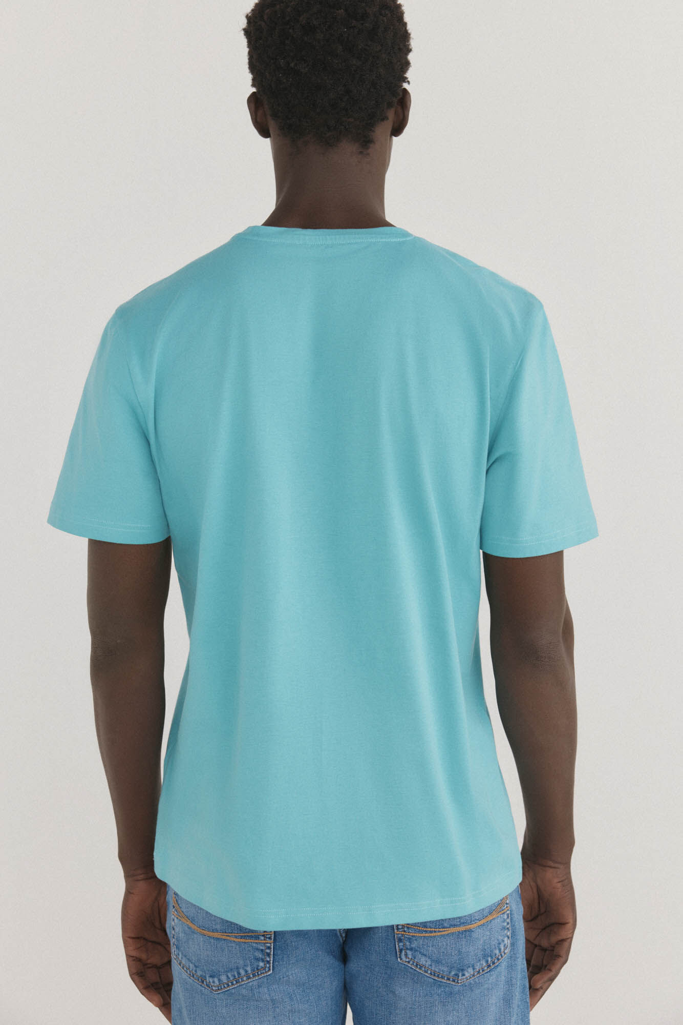 Pedro del Hierro Logo T-shirt Turquoise