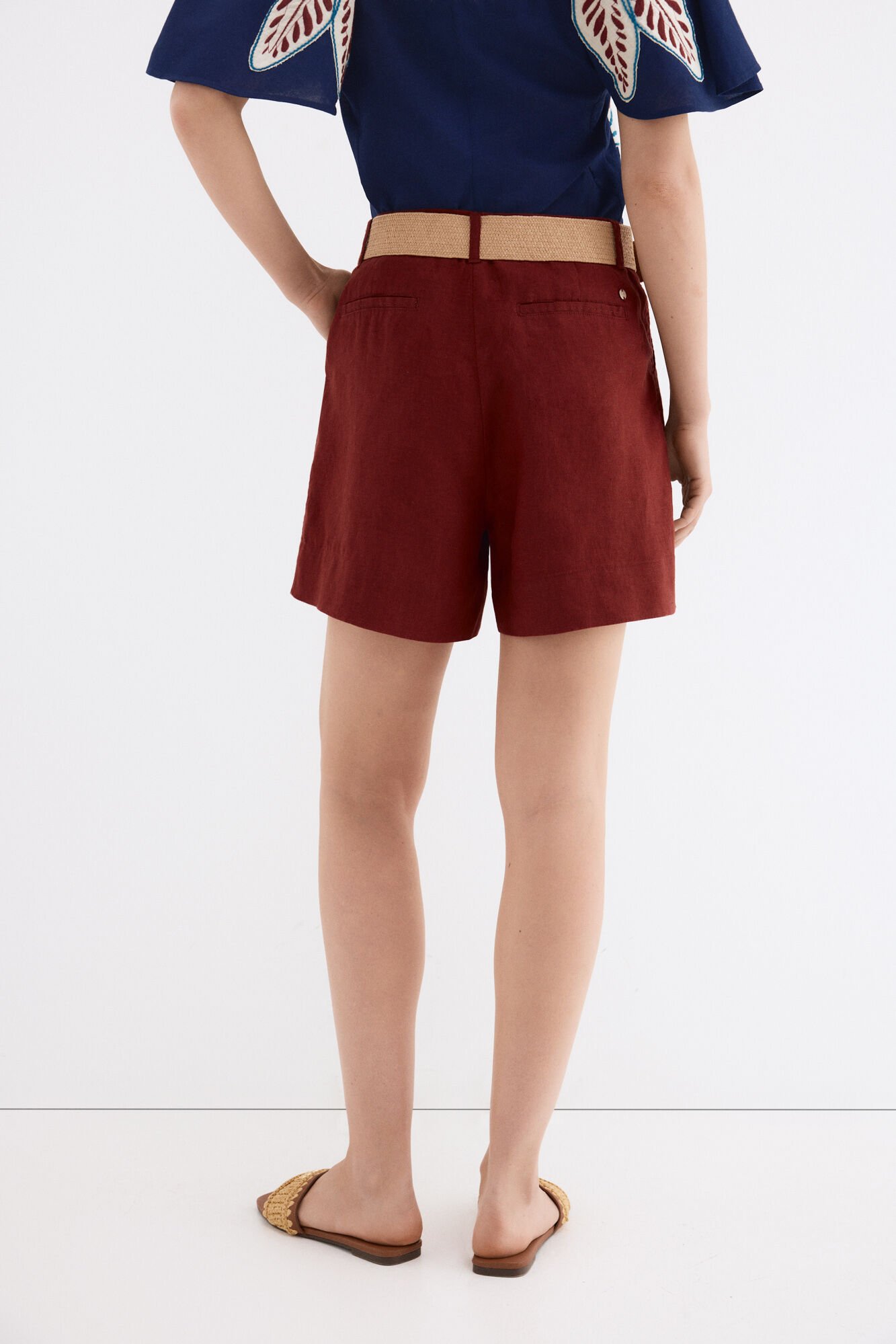 Pedro del Hierro Classic Bermuda shorts Orange
