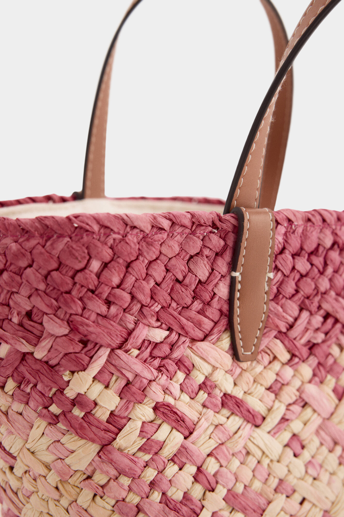 Pedro del Hierro Basket bag Pink