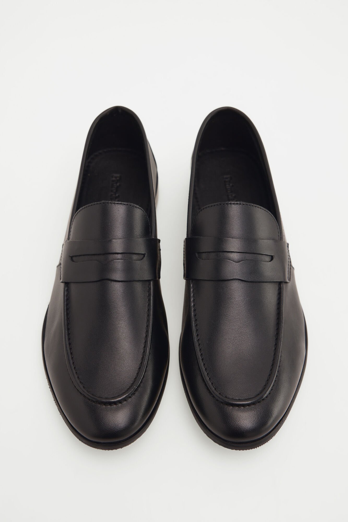 Pedro del Hierro Mocassim em pele Preto