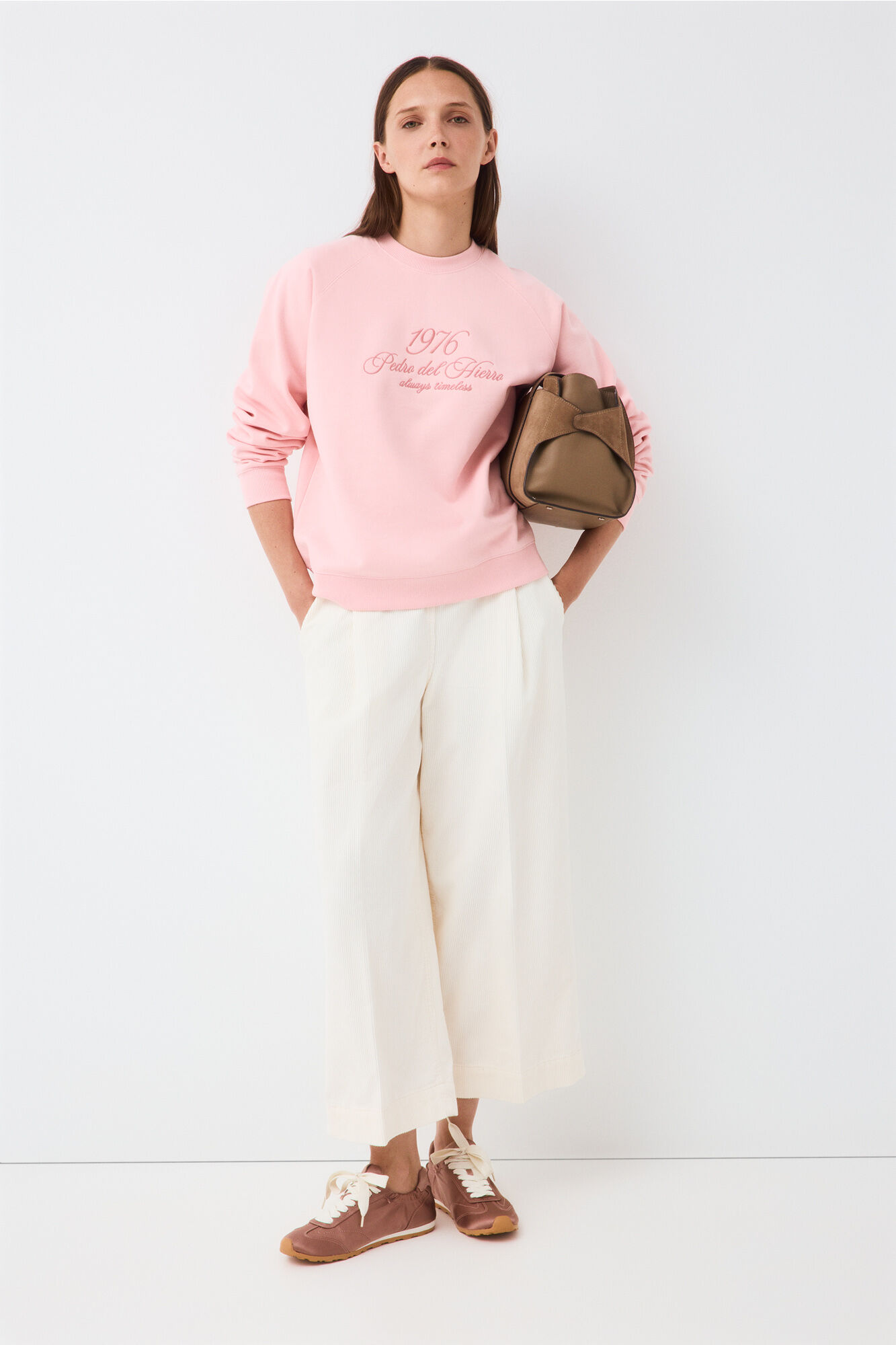 Pedro del Hierro Logo sweatshirt Pink